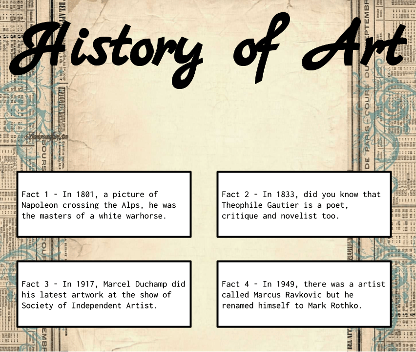 essay of history of arts